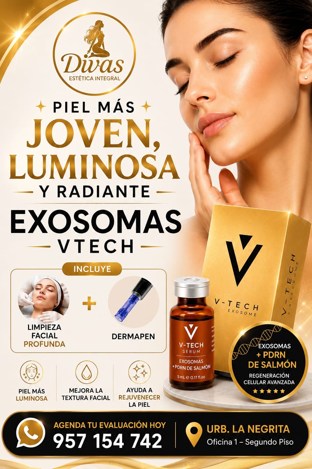 Exosomas V-Tech + PDRN de Salmón