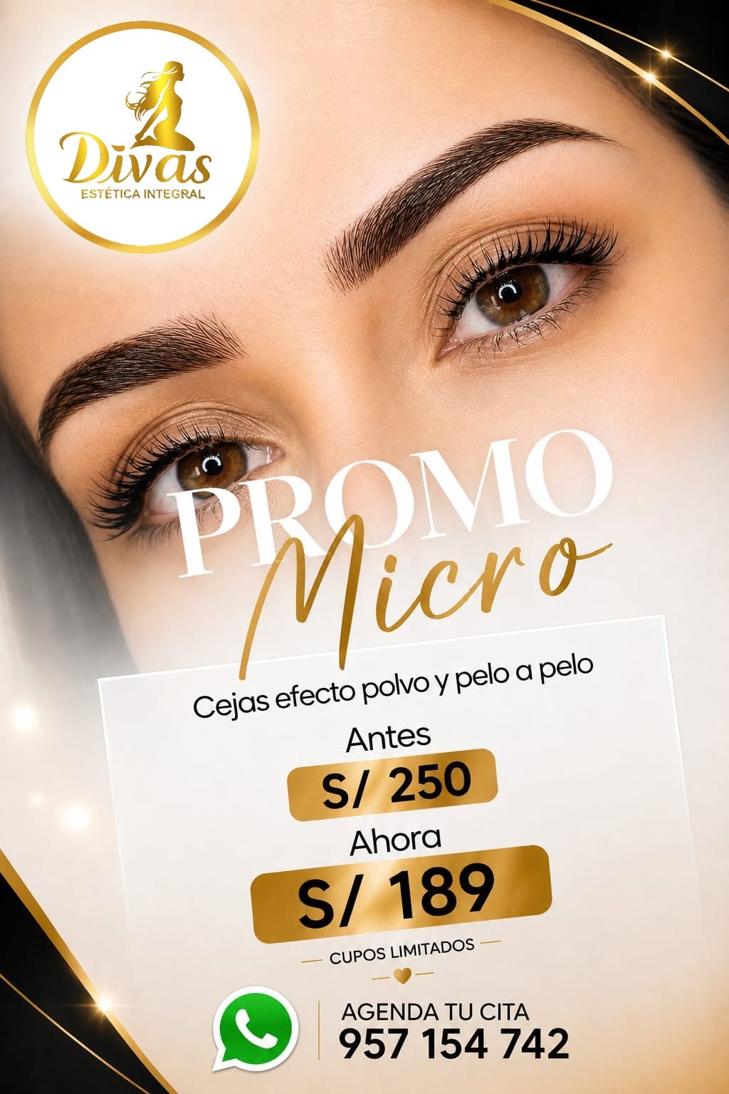 Micropigmentación Cejas ó Párpados